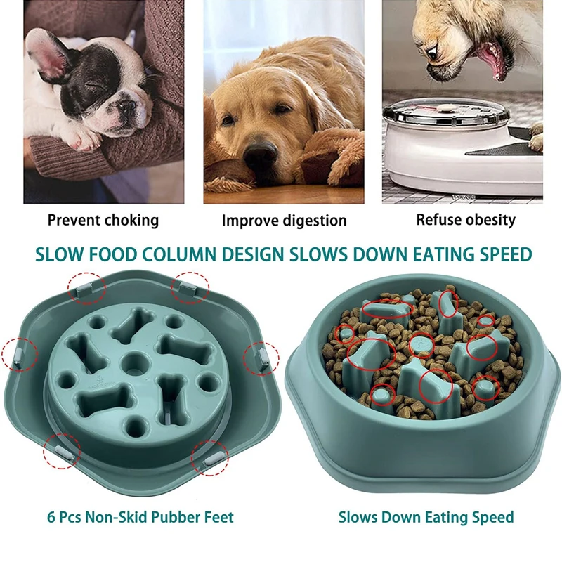New Slow Feeder Dog Bowl Anti- - Royal Canin Food Medium review and price