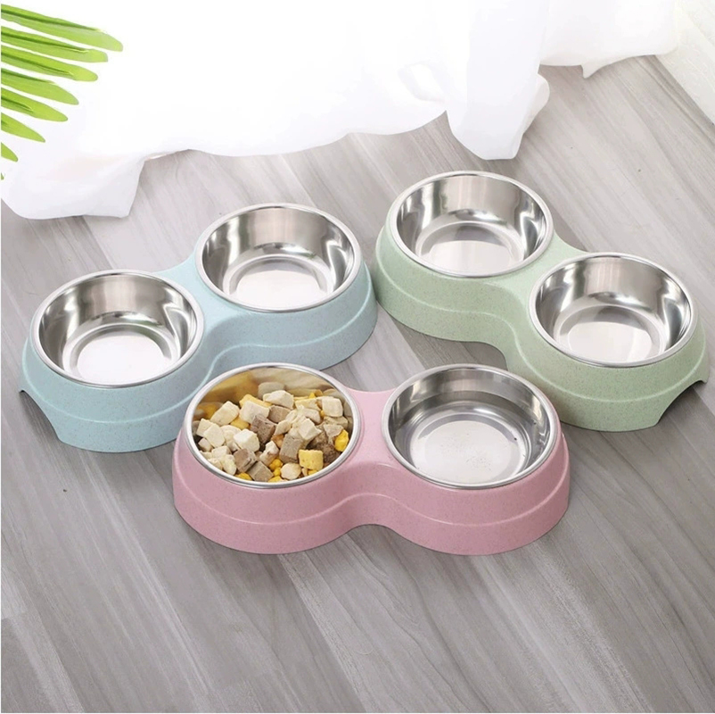 1pc Stainless Steel Double Dog - Royal Canin Food Medium review and price
