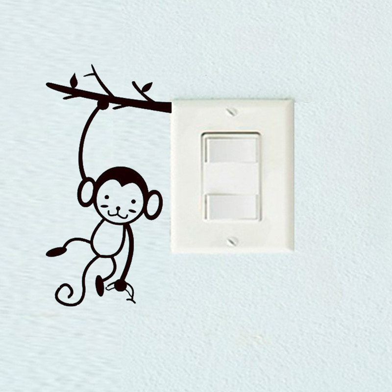 Black Cute Monkey Hanging Tree - Pvc Panel Background review and price