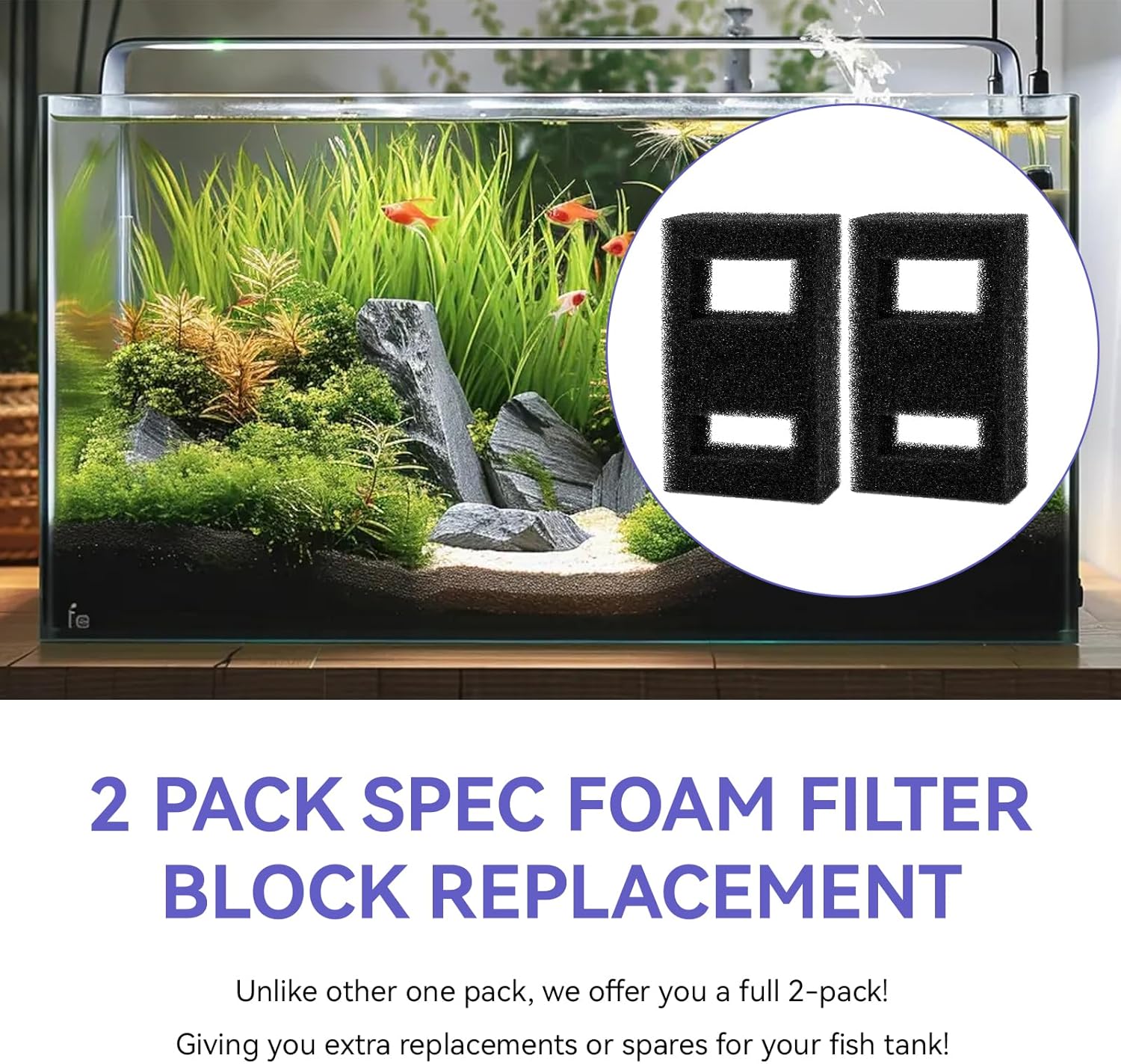 Compatible Foam Filter Block F - Fluval Aquarium Spec review and price